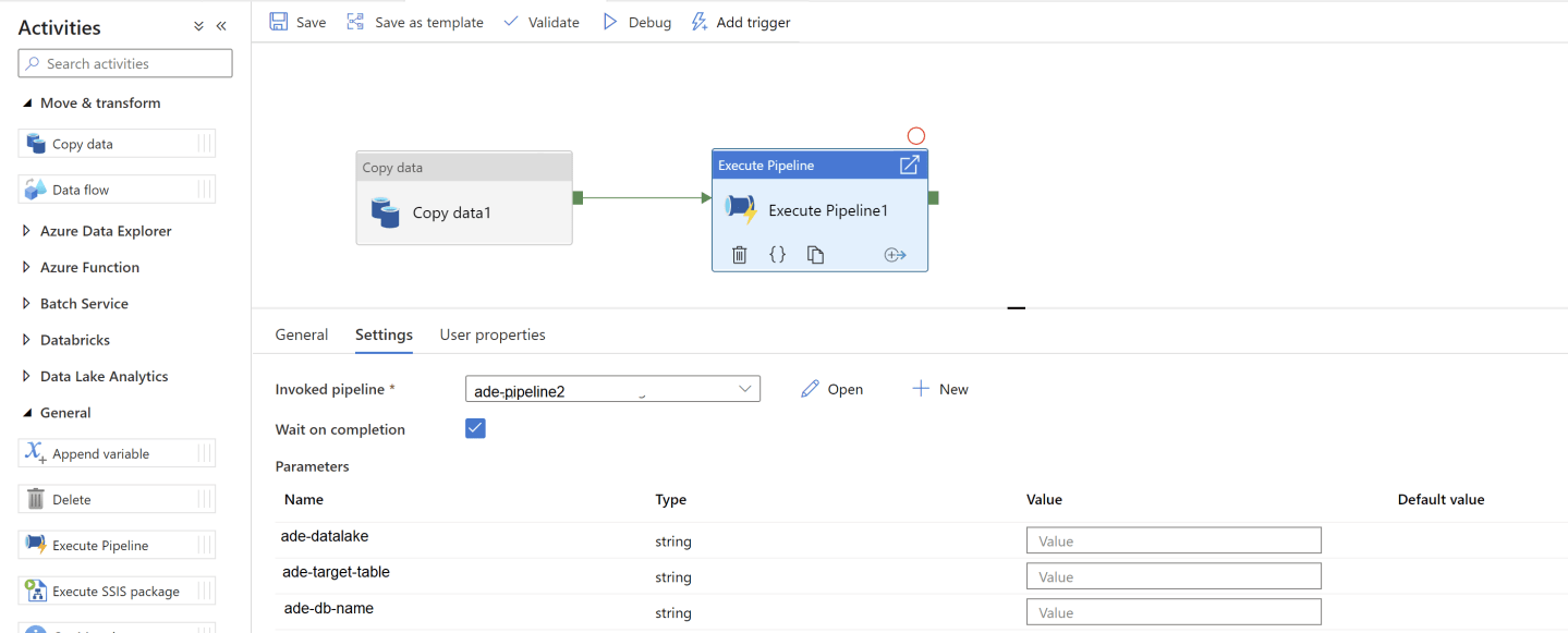 Azure Data Factory: Execute Pipeline Activity – Azure Data Engineering